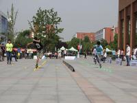 安徽省“大学生活力运动季”首届高校轮滑交流赛在我校举办